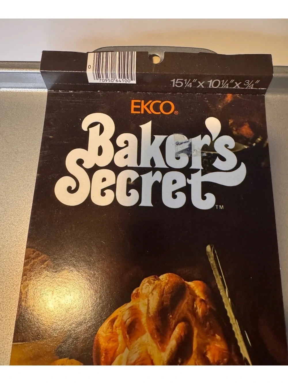 Vintage EKCO Baker's Secret Non-Stick Cookie Sheet 15¼ x 10¼ x ¾ Inches